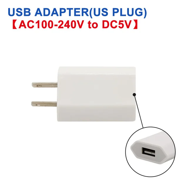 Adapter (US) Сенсорный переключатель DC5V USB светодиодный мини-Книжный светильник 1,5 Вт Светодиодный настольный светильник для чтения красный синий зеленый белый портативный гибкий USB светодиодный ночник s - Испускаемый цвет: Adapter (US)