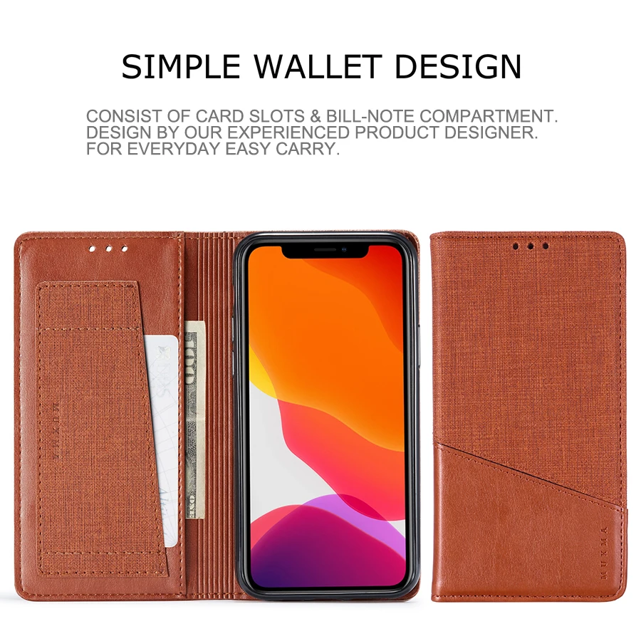 Чехол с блокировкой RFID для iPhone 11 Max Pro X Xs Max XR 8 7 6 6s Plus кожаный чехол-бумажник с откидной крышкой для телефона с отделениями для карт