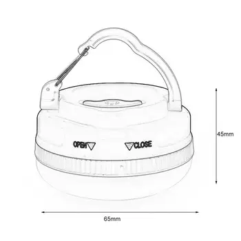 

Multifunction Outdoor LED Camping Light Portable Lantern Emergency Torch Light X