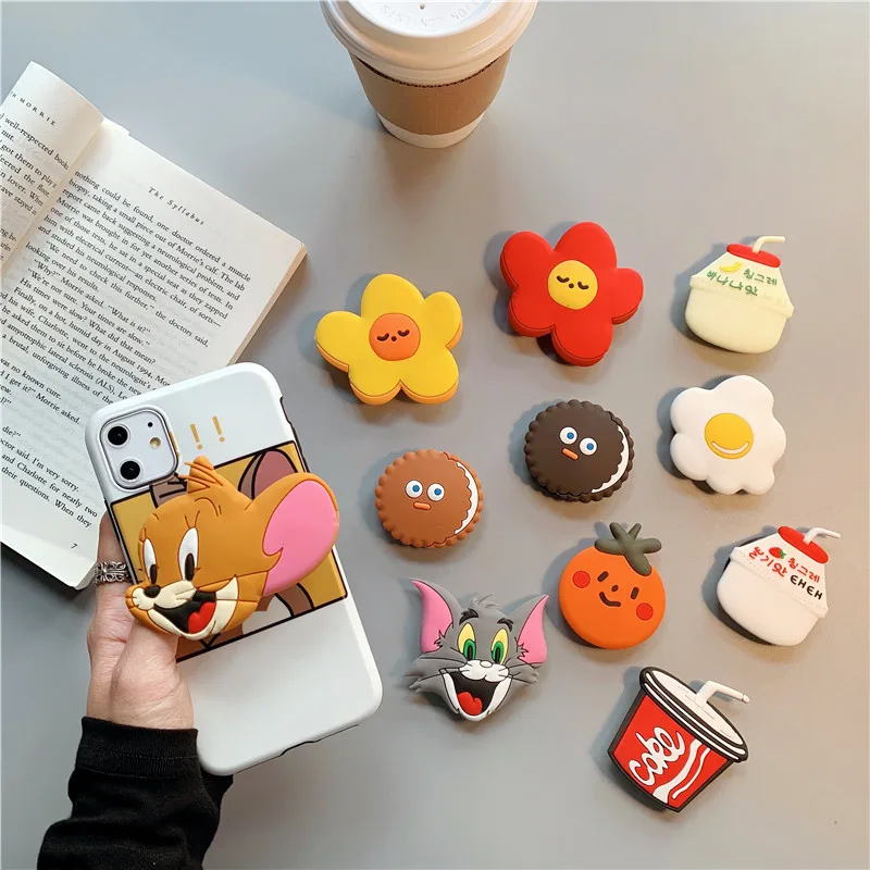 Держатель для телефона с милым мультяшным рисунком растягивающийся кронштейн