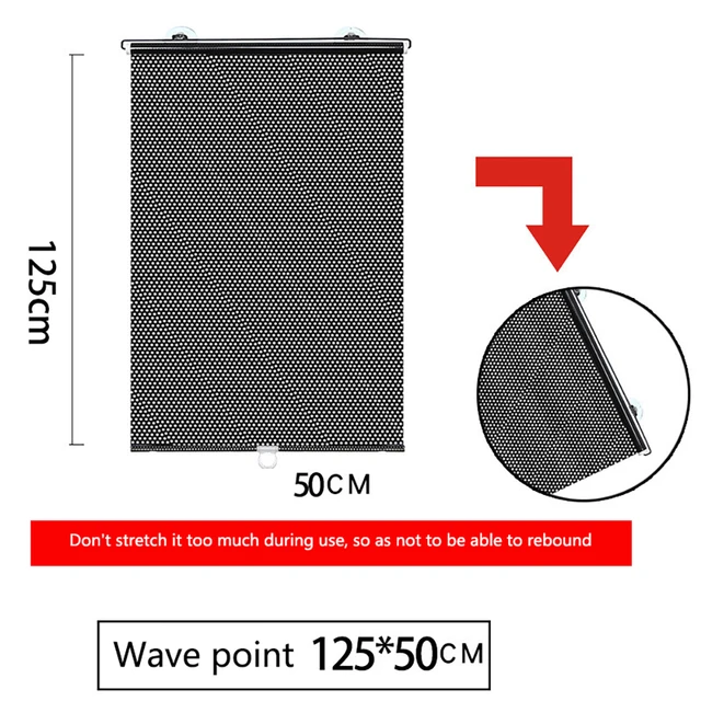 Van Teherautó Teherautó-Henger Redőnyök Ablaküveg Napfény Uv Védelem Szabad Perforált - Image 6