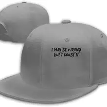 Я могу быть не прав, но я сомневаюсь, что унисекс бейсболка с плоским козырьком Регулируемая серая