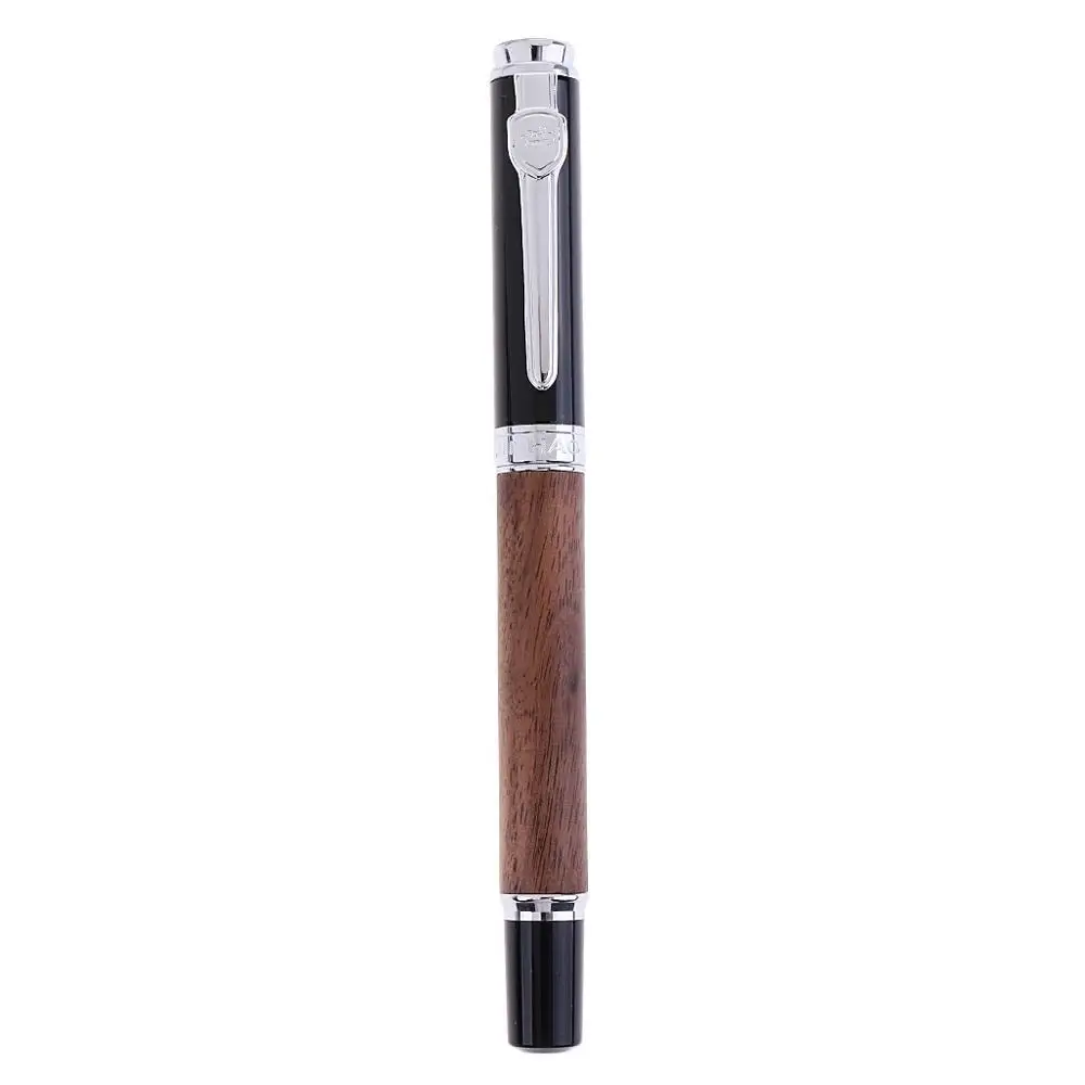 JinHao 650 или 8802 Роскошные дерево, перо 0,5 MM перо чернила высокого качества ручка для письма канцелярский школьный офисный принадлежности canetas - Цвет: 8802 Brown wood