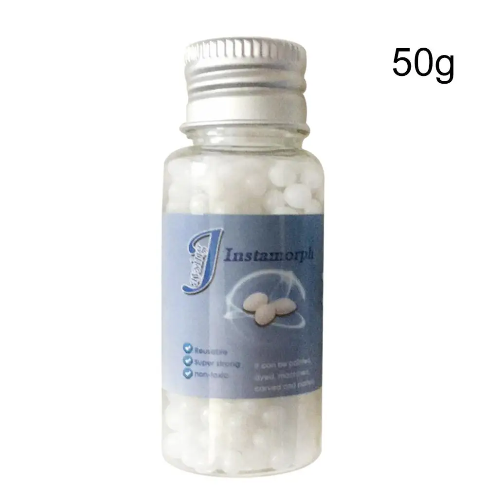 50g Косметический набор зубных Экстра, Временный набор для ремонта зубов и зазоров, твердый гель, нарядное платье, реквизит - Цвет: 50g