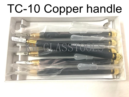 TC-10 Copper handle 6 шт./лот POGUT TOYO тип стеклорез TC-10/TC-17/TC-30/TC-90/TC-96 - Цвет: TC-10 Copper handle