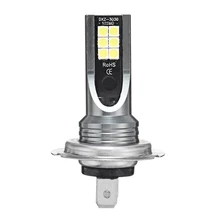 2 шт H7 110W одиночный/Hi/Lo луч фары для автомобиля Белый светодиодный противотуманный фонарь лампа конверсионный комплект с алюминиевым корпусом 6000K DC 9-32V 24000LM