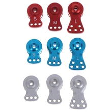 Seção ajustável força servo proteção 25t dentes metade servo braço chifre para 1/8 1/10 carro de controle remoto barco