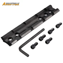 

Tactical 20mm Dovetail to Weaver Rail Round Base Adapter 100mm Airsoft Rifle Gun Scope Mount Converter Hunting Gun Accessories