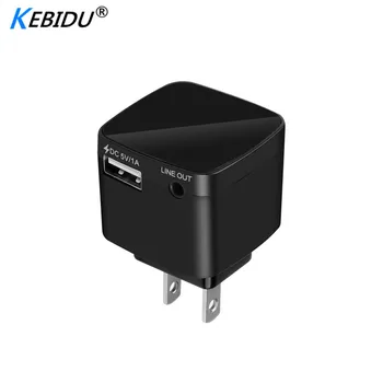 

Kebidu Wireless Bluetooth 3.5mm Audio Music Stereo A2DP Receiver Adapter USB Wall Charger Cable Travel US EU Plug for Phone