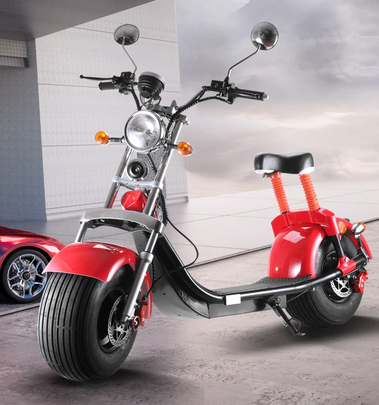 

Europe Warehouse Stock Citycoco 1500w Citycoco Scooter with Removable 20AH Lithium Battery EEC/COC Road Legal Riding Vehicle