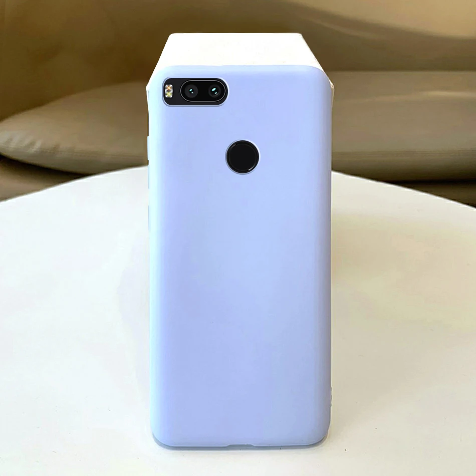 Sleek Matte Black Soft TPU Phone Case