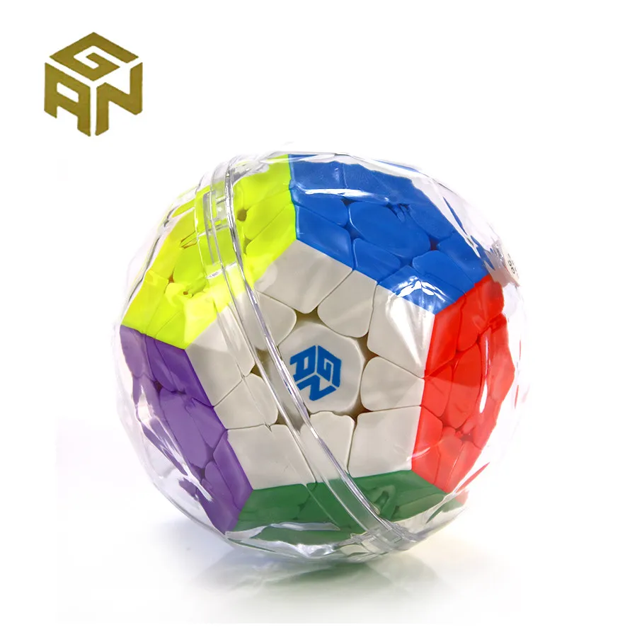 Магнитный кубик GAN 3x3, 3x3x3, магнитный кубик Megaminx, 3 слоя, скоростной кубик, профессиональная головоломка, игрушки для детей, Подарочная игрушка