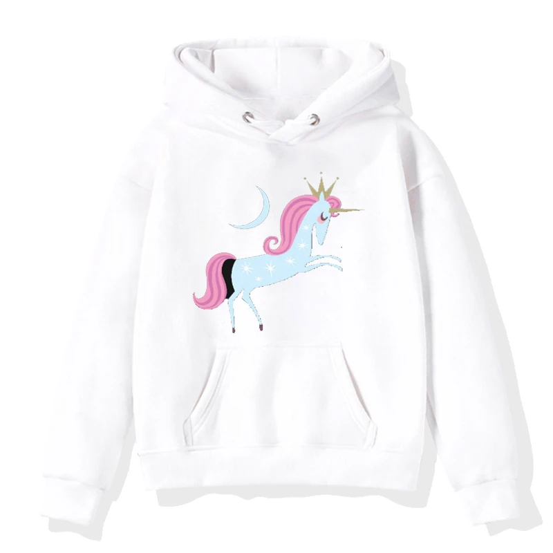 Hoodies 10 Модное зимнее пальто для маленьких девочек; детские толстовки с капюшоном с единорогом; толстовки для мальчиков и девочек; спортивная верхняя одежда с капюшоном для малышей - Цвет: Hoodies 10