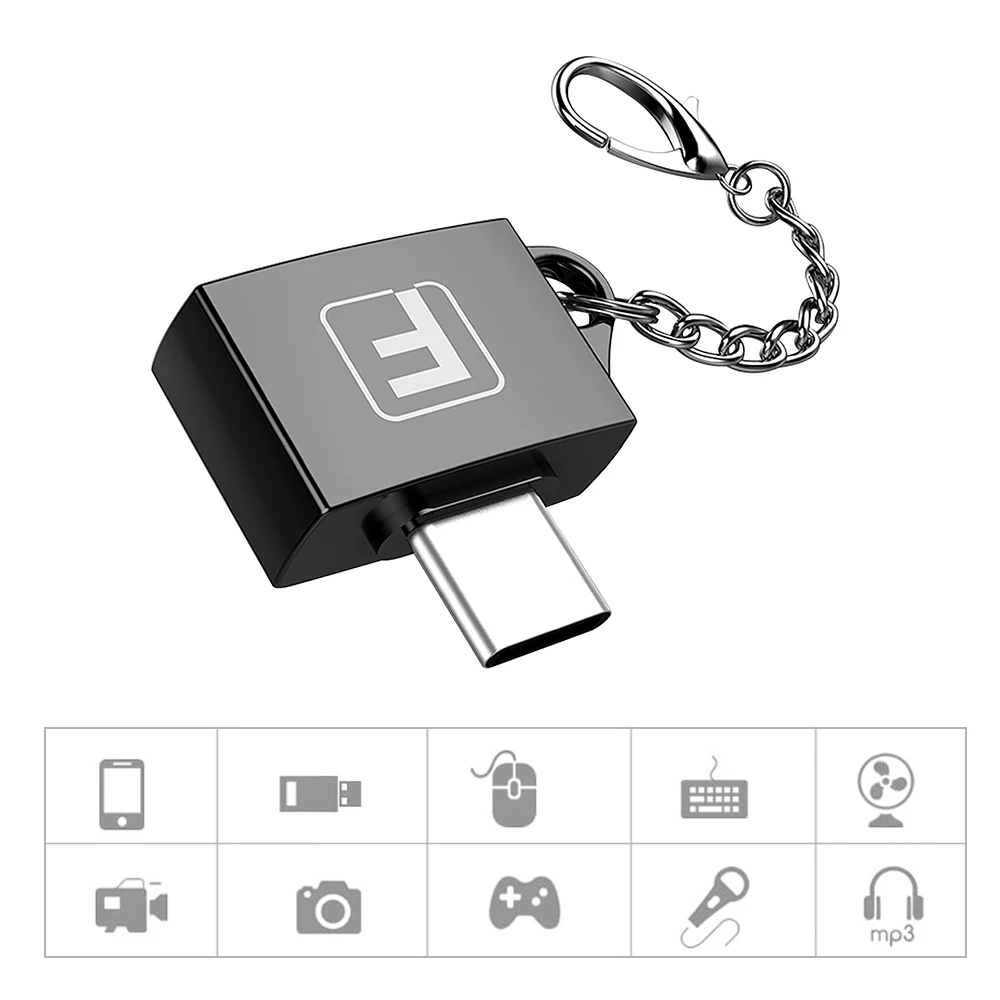 4 шт. usb type C для USB 3,0 адаптер конвертер с брелком для MacBook Pro samsung Galaxy Note 8 S8 S8 Google Pixel
