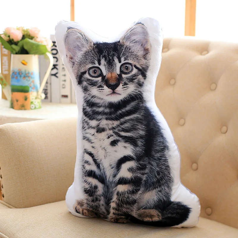 

Model 3D Animal Cartoon Pillow Dog Cat Back Cushion Seat Cushion Plush Toys