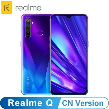 CN версия OPPO REALME Q 6,3 ''Dewdrop 6 ГБ 64 Гб Восьмиядерный процессор Snapdragon 712AIE 48MP четырехъядерный камера VOOC 20 Вт быстрое зарядное устройство мобильный телефон