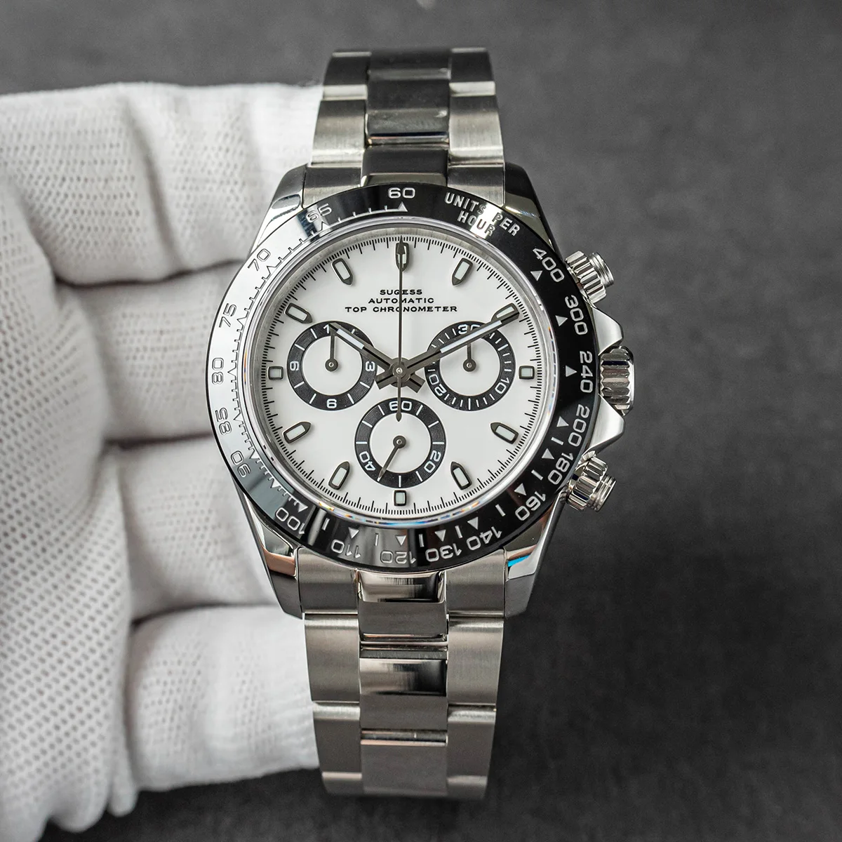 Sugess Diver Men Watch Grand Line 7750 