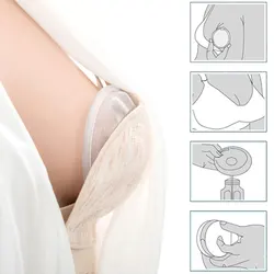 Accessoires de tire lait en Silicone, accessoires de tire lait, porte lait maternel, biberon d'allaitement pour bébé 
