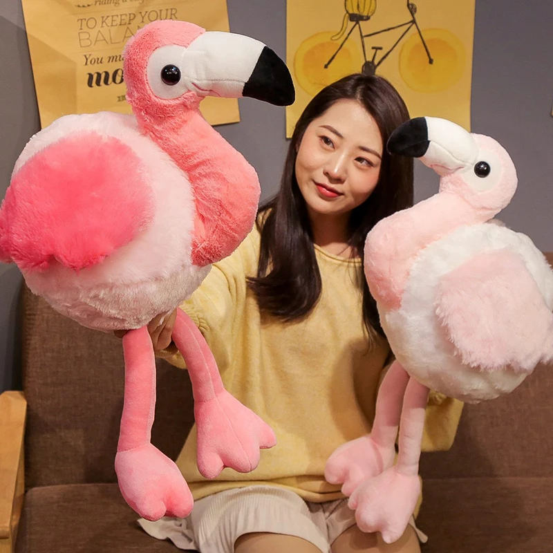 Новый большие глаза Фламинго плюшевая игрушка творческий кролик животных мягкие