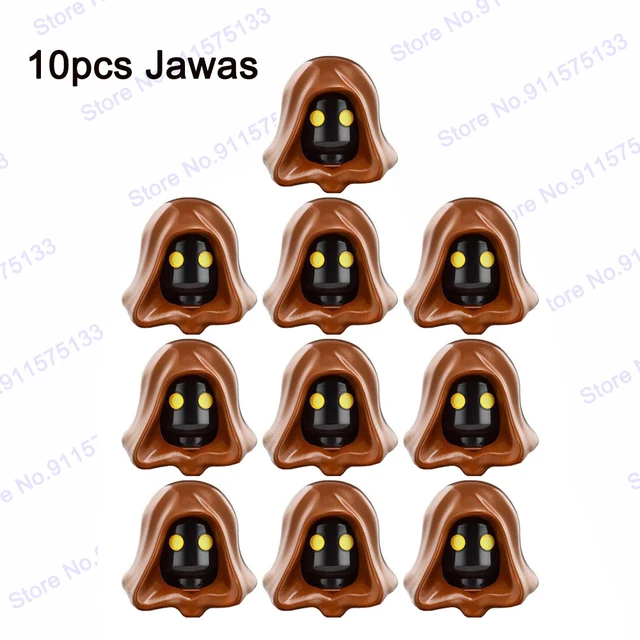 10pcs Offworld Jawas Refurbish Junk Assemble Building Blocks Bricks Mini Star Action Figure Wars Toys Children Gift PG694