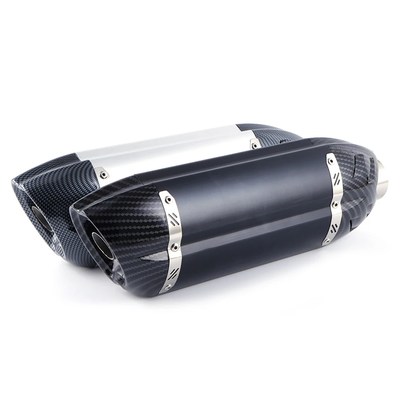 

Universal Motorcycle Akrapovic Slip On Exhaust Muffler Escape Carbon Fiber Exhaust