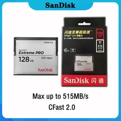 SanDisk Экстремальный Pro CFast2.0 CF карта 128 Гб 64 Гб 515MBS карта памяти 64 128 Гб флэш-карты памяти Carte Memoire CF для камеры