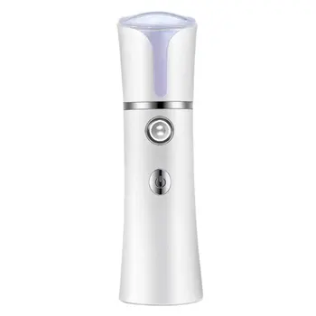 

1Pc USB Charging Hydrator Nano Spray Face Evaporator Handheld Cold Spray Face Humidifier (White)