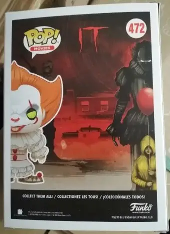 Эксклюзивный погоня Funko pop официальный ужас: IT-Pennywise с лодкой Виниловая фигурка Коллекционная модель игрушки с оригинальной коробкой
