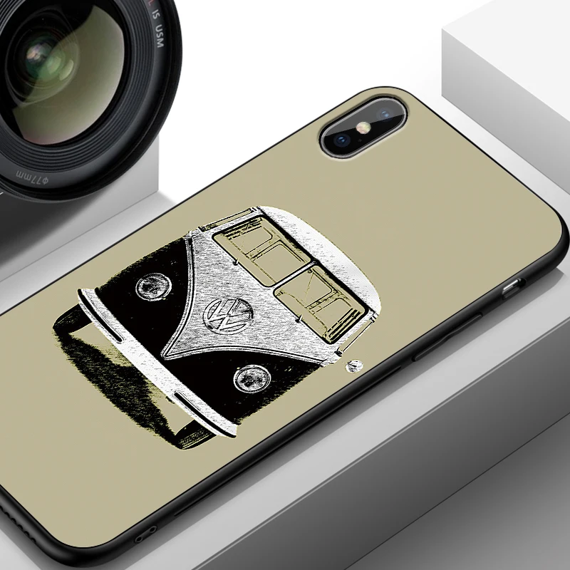 Чехол для телефона для iPhone 11 Pro Max XR XS MAX X volkswagen для Apple 8 7 6 5S s Plus Мягкий Силиконовый ТПУ Матовый чехол Funda para