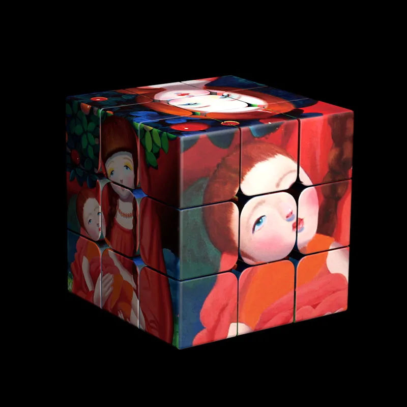 Горячая Распродажа, рождественский подарок, 3x3x3, волшебный куб, УФ-принт, фотокуб, заказной коллекционный куб для детей, детские игры-головоломки, подарок