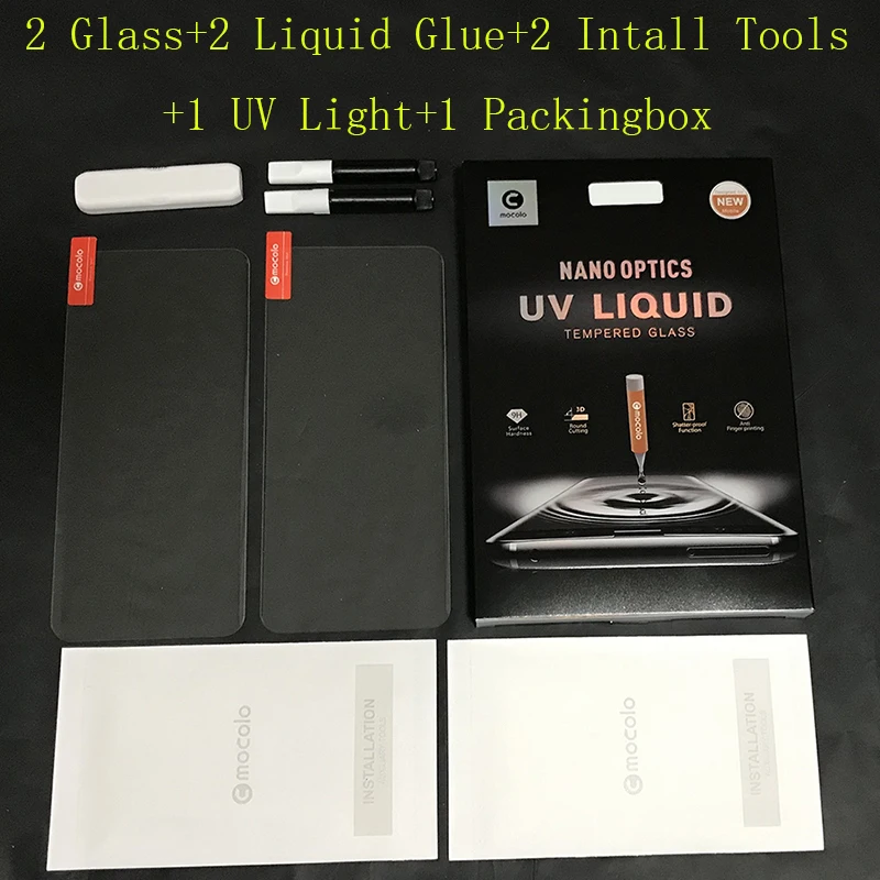 2 Chiếc Mocolo UV Liquid 3D 9H Full Màn Hình Kính Cường Lực Bộ Phim Vào Ngày Cho Google Pixel 6 Pro 5G 2021 Pixel6 6Pro 128/256 GB Bảo Vệ iphone screen protector