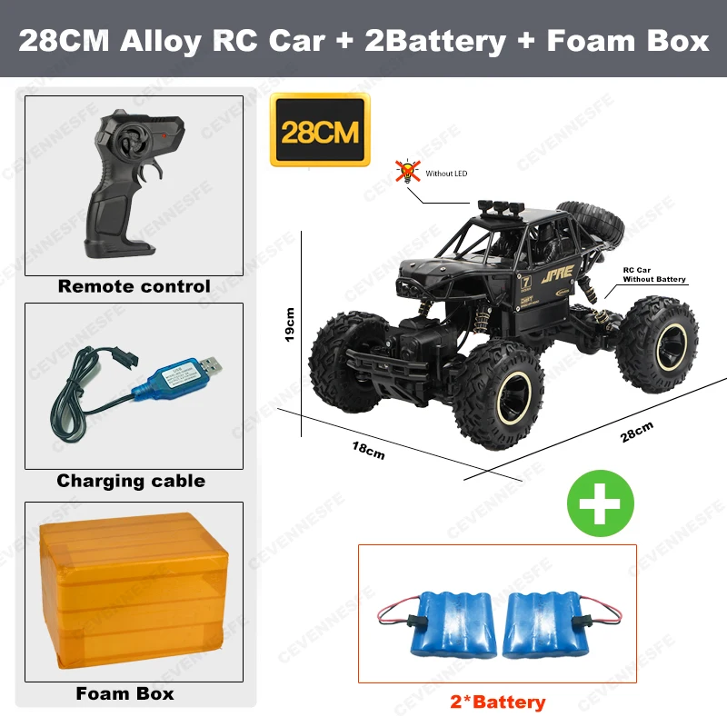 2020 New RC Car 1:12 4WD Updated Version 2.4G Radio Control RC Car Trend Toys Remote Control Car Off-Road Trucks Toys for Childr off road remote control car RC Cars