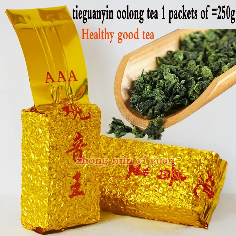 

2019 New China Anxi Tiekuanyin Tea Fresh 1275 Organic Oolong Tea For Weight Loss Tea Health Care Beauty Green Food