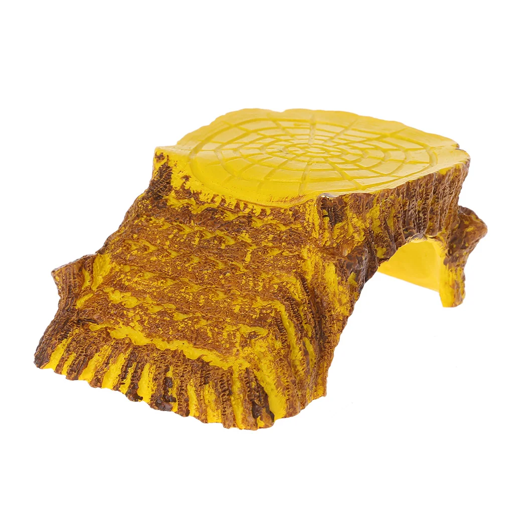 

Drop Ship Natural Reptile Turtle Basking Ramp Platform Resin Lizard Hide Cave Aquarium Fish Tank Ornaments