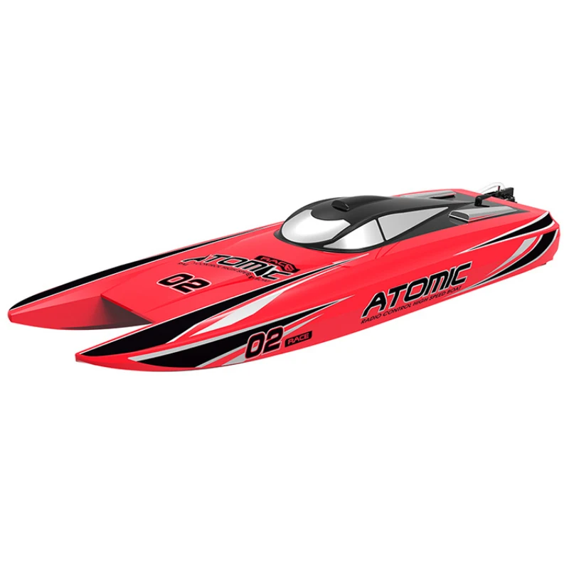 70KM/H High-Speed RC Speedboat Brushless Motor Low Power And Over Distance Prompt Capsize Reset With Cooling Device Kid Boat Toy 5