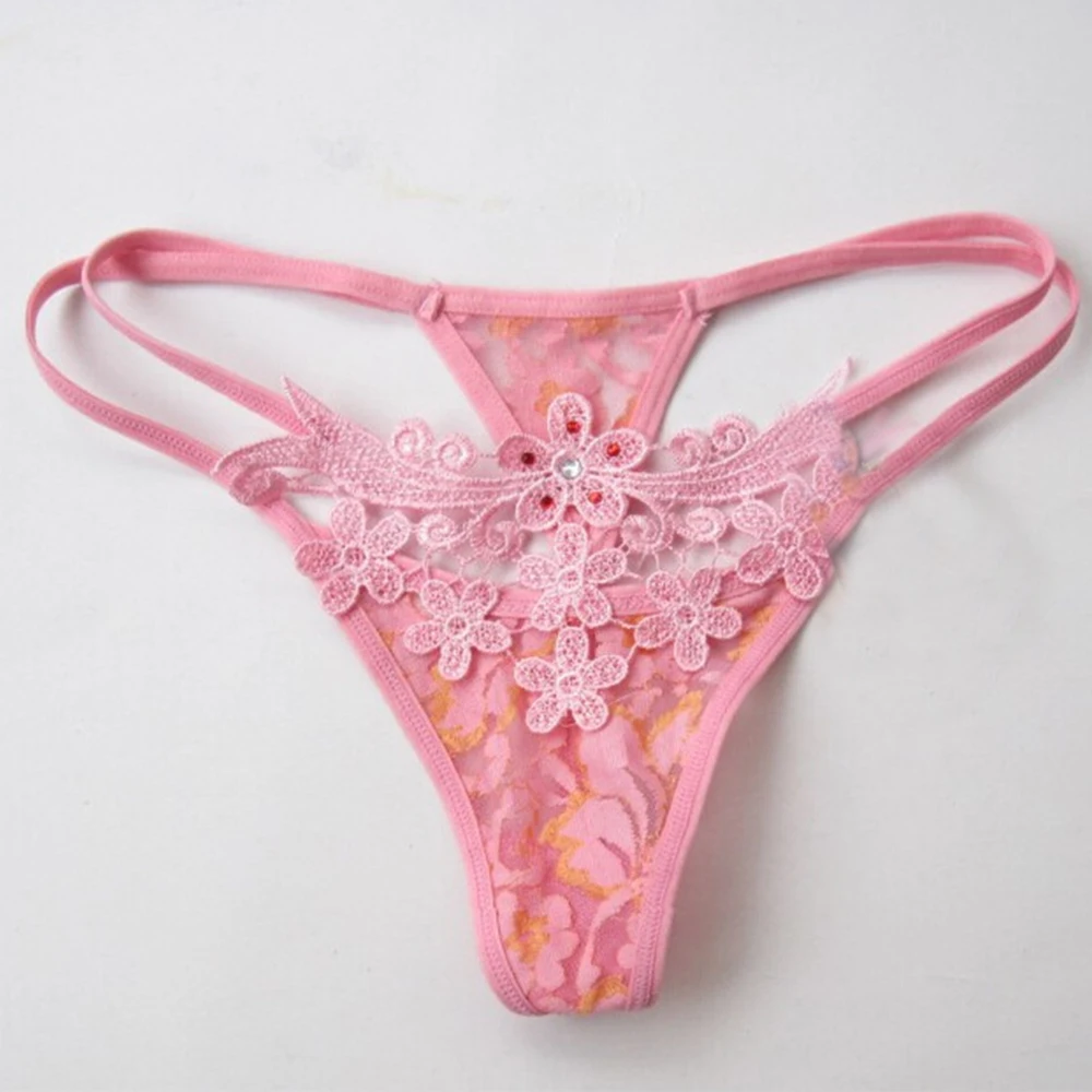 Pink Moxeay стринги и стринги, женские кружевные стринги, Эротическое нижнее белье для девушек, стринги, сексуальные трусики, нижнее белье, бандаж, пояс, Т трусы - Цвет: Pink