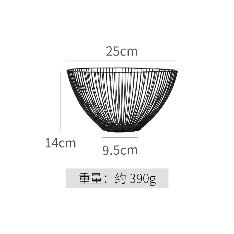 Nordic wind gold-plated iron fruit basket fruit plate creative living room bread fruit basket household clutter to collect plate - Color: 8