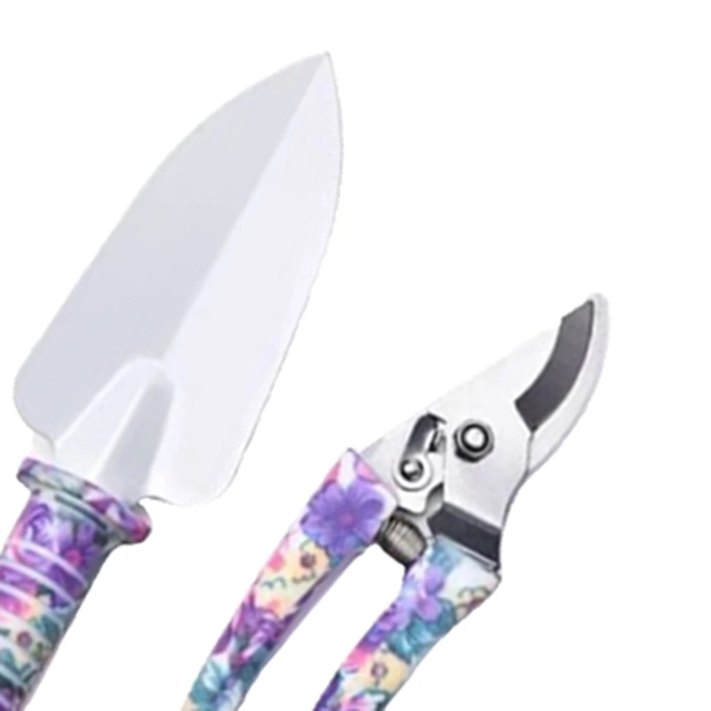 5/10PCS Garden Tools Set w/ Floral Print & Carry Case Gardening Gifts for Women