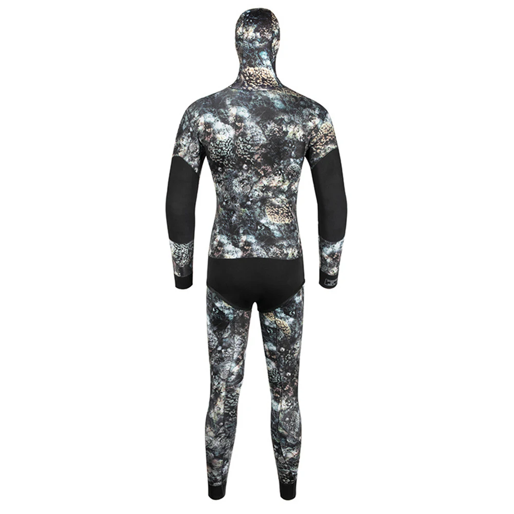 DIVESTAR-Neoprene Diving Suit for Men, Snorkeling Wetsuit