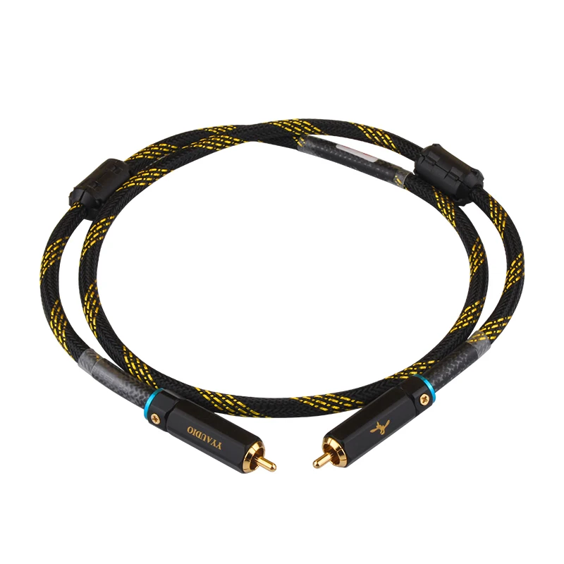 Rca zu rca kabel digitales koaxiales audio kabel subwoofer kabel spdif männlich premium stereo stecker hifi subwoofer kabel av tv