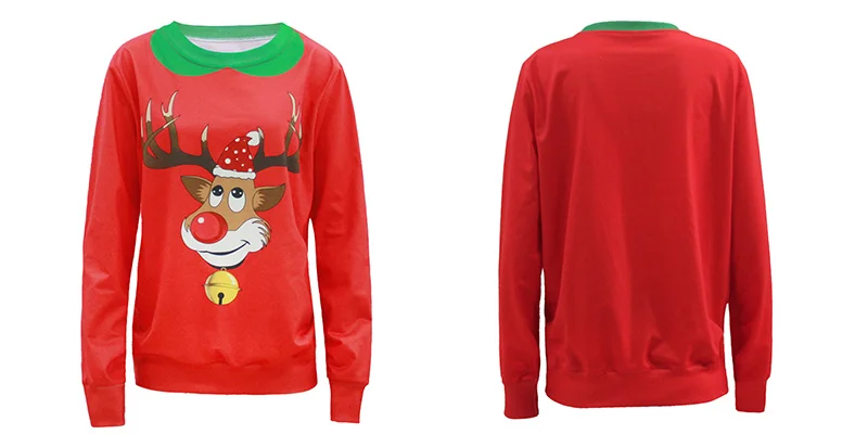 LISCN Christmas Man women Ugly Christmas Sweater Couple Watching Clothing Unisex Lovers for Men Autumn Winter New