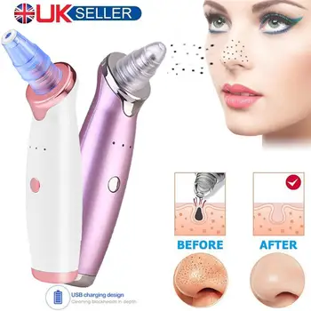 

Blackhead Remover Face Deep Nose Cleaner T Zone Pore Acne Pimple Removal Vacuum Suction Facial Diamond Beauty Clean Skin Tool A4