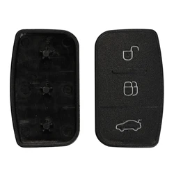 Enhanced Flip Folding Car Key Shell with 3 Buttons (1 Button pad)