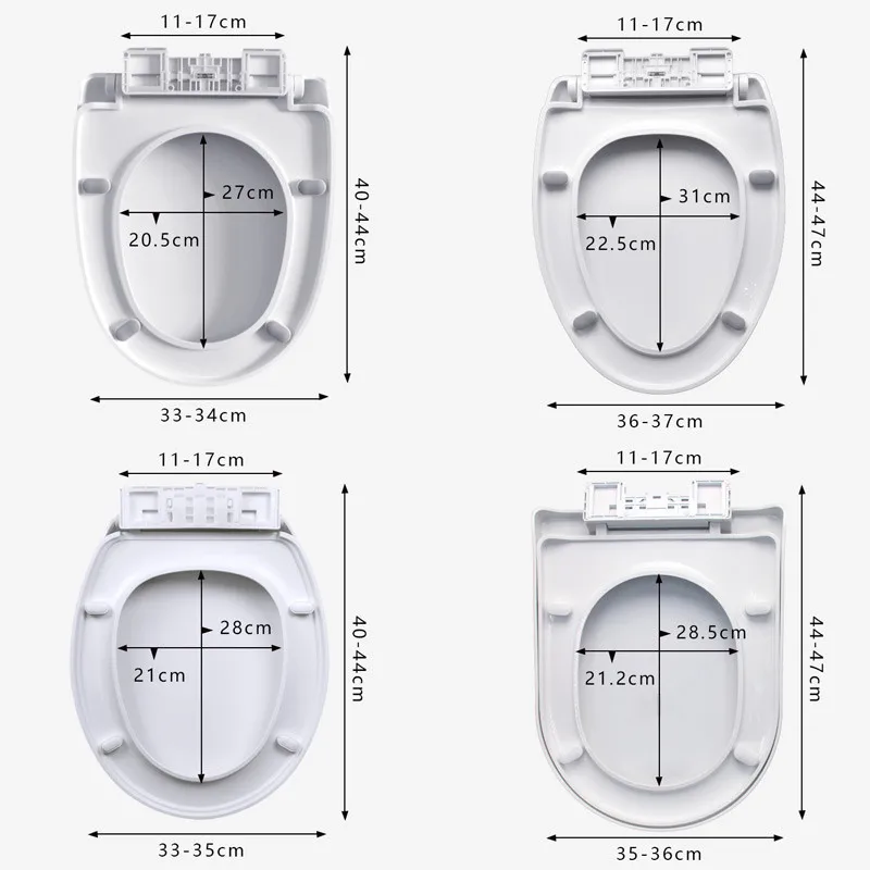 Various styles Household universal thickened toilet seat cover,PP board