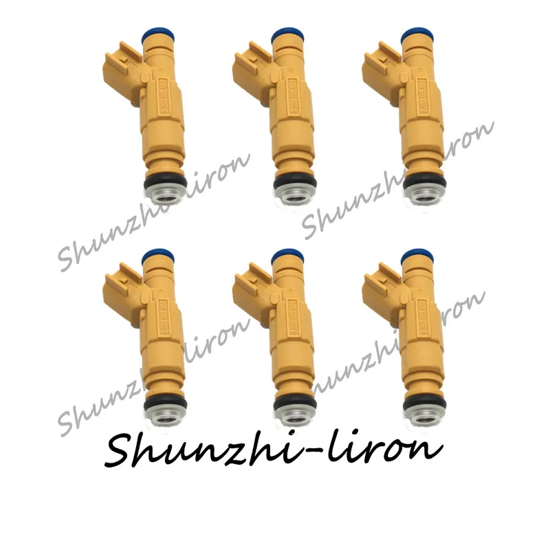 6 шт 0280155857 XW7E-A5B топливный инжектор для Ford& Lincoln Crown Victoria/E-350 F-250 F-350 автомобилей представительского класса 4.6L
