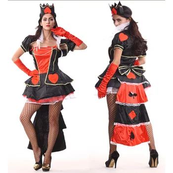 

Dancing Stage Costumes Halloween Queen Dress Sexy Role-playing Queen Game Stage Costumes Sportswear
