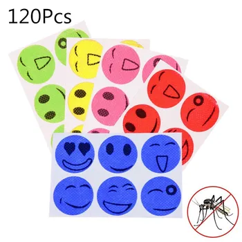 

120pcs Mosquito Repellent Patches Stickers 100% Natural Non Toxic Pure Essential Oil Keeps Insects Far Away Camping Travel