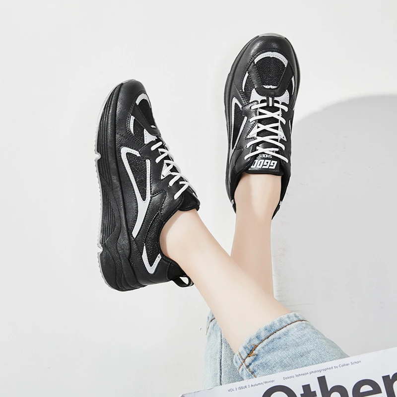 Liren/ г.; летняя модная повседневная спортивная обувь; повседневная женская обувь из вулканизированной кожи; удобная дышащая женская обувь со шнуровкой из сетчатого материала