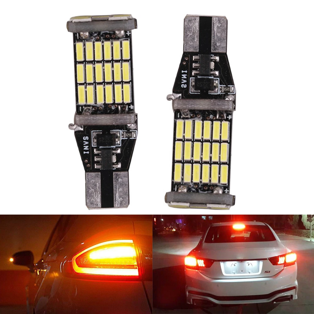 Автомобильный Обратный светильник лампа Canbus 4014 45SMD сигнальная поворота