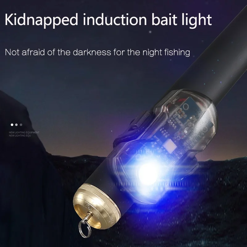 Fishing Rod Sensor Light Night Glowing Fishing Pole Electronic Luminous LED Gravity Induction Lamp Fishing Accessories ait lamp